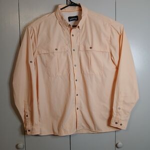Orvis Light Peach Long Sleeve Shirt